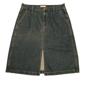 MADEWELL Denim Knee Length Skirt - Size‎ 33